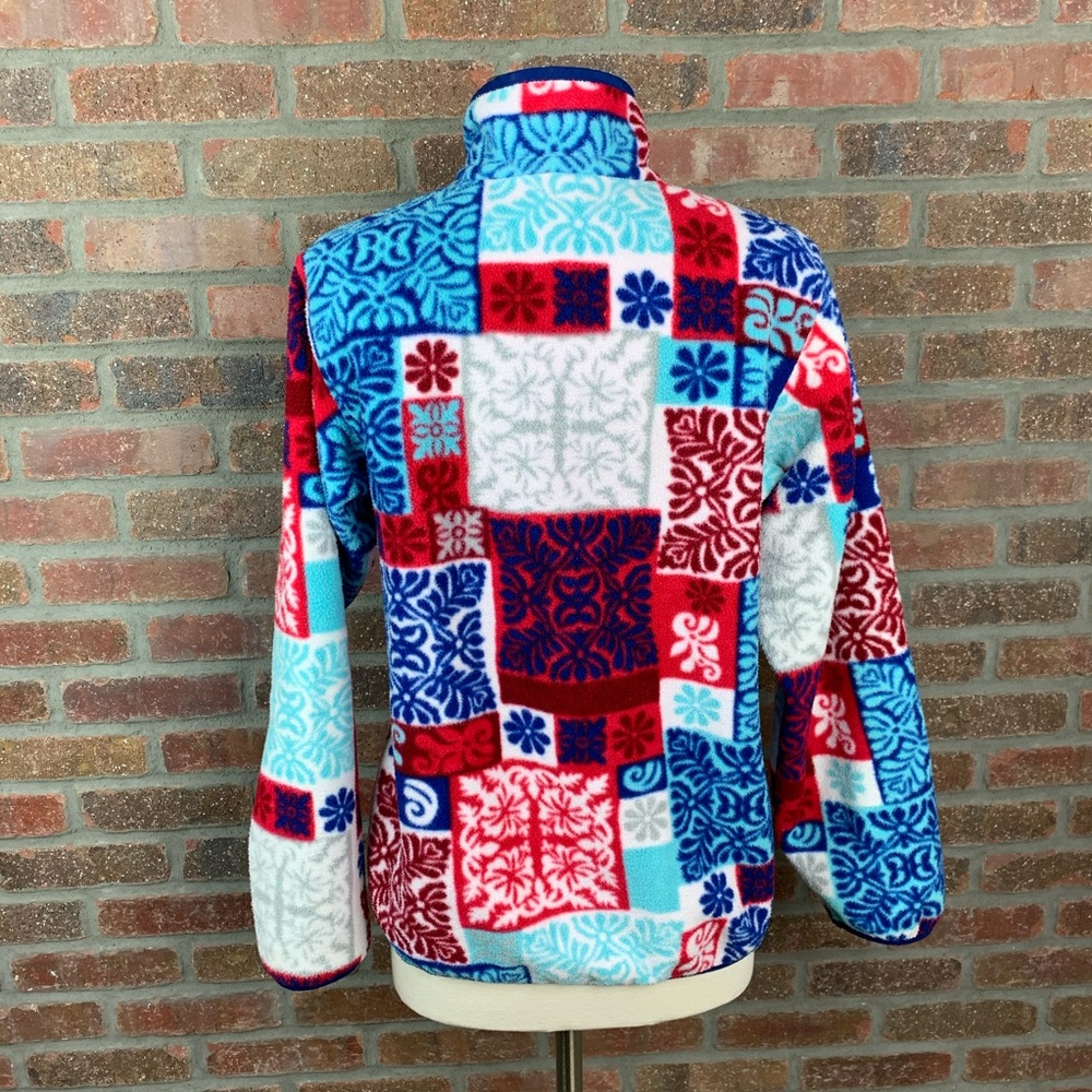 Patagonia Synchilla Floral Patchwork Pullover, S - Picture 5 of 10